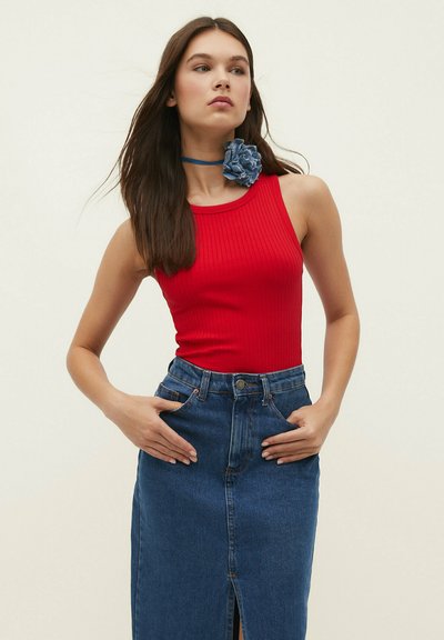 PIECES dam pullover PCKITTE - Ombre Blue main image 1
