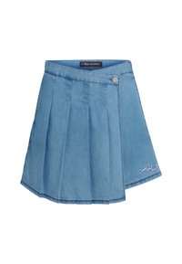 DISNEY PLEATED SKORT - Jeansskjørt - mid blue denim