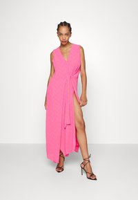87Origins TIE WAIST DRESS - Vestido comprido - pink