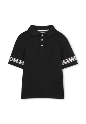 KARL LAGERFELD KIDS POLO SHIRT UNISEX - Polo - black