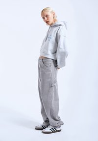 Dr.Denim WORKER - Trousers - light grey cord