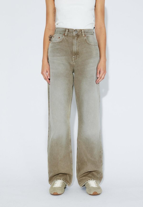 ECHO - Jeans Straight Leg - washed oak used