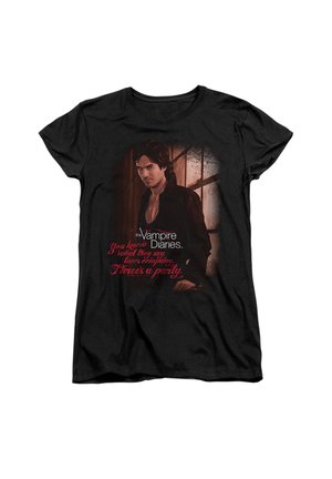 Warner Brothers, VAMPIRE DIARIES/THREES A PARTY - Print T-shirt - black