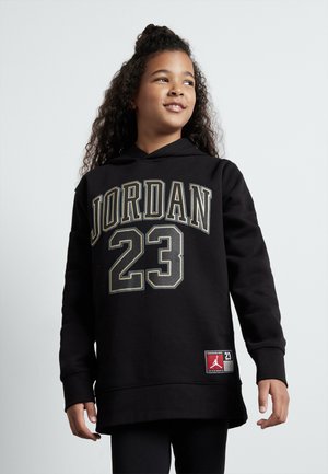 JORDAN HOODIE UNISEX - Jersey con capucha - black/gold