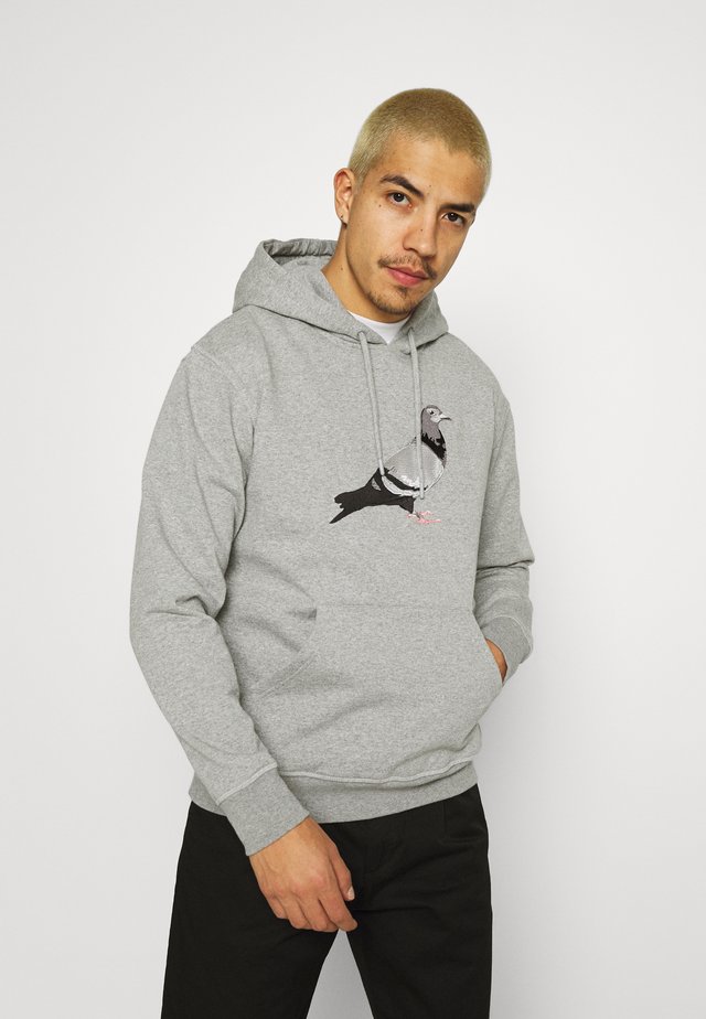 LOGO HOODIE UNISEX  - Kapuzenpullover - heather grey