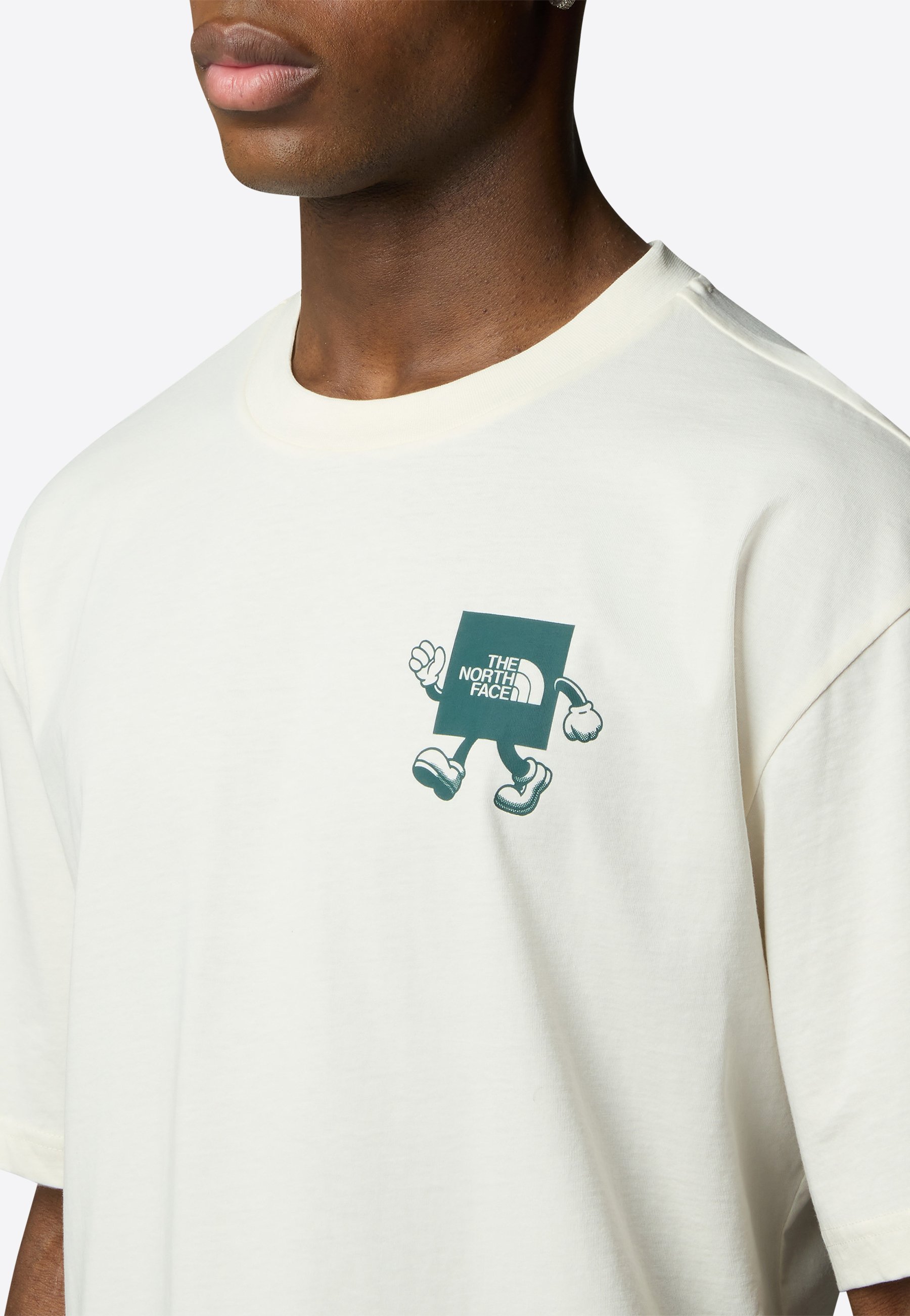 【THE NORTH FACE】\"Mountain Fun\" Print半袖Tシャツ/white dune The North Face Mens - Outdoor Graphic S/S Tee T-shirt