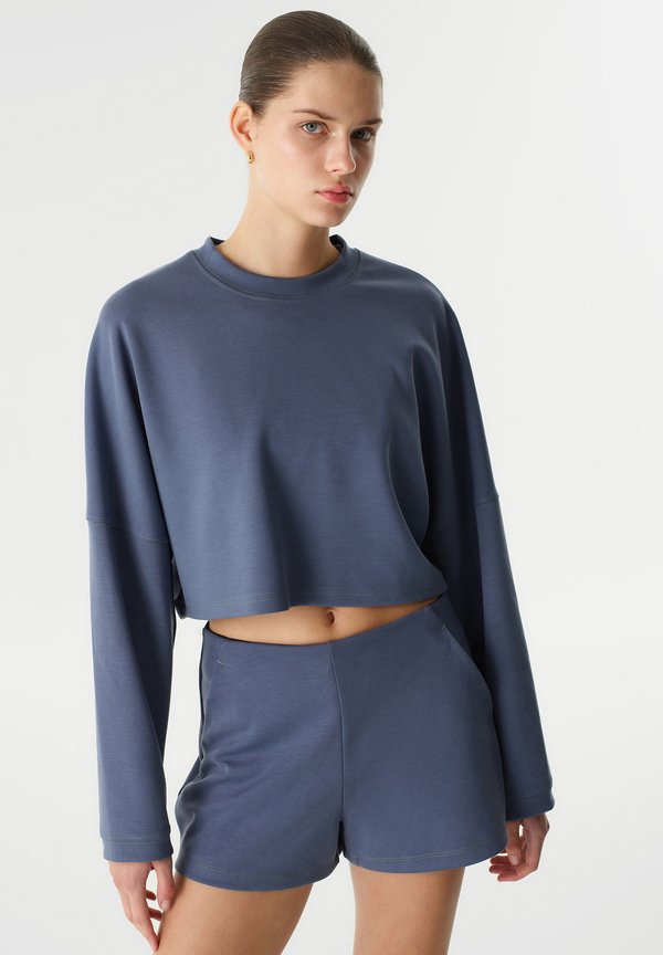 TWIST PATCHED CROP - Sweatshirt
