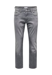 KLASSISCHE STONE WASHED ONSWEFT - Džínsy s rovným strihom - hellgrau