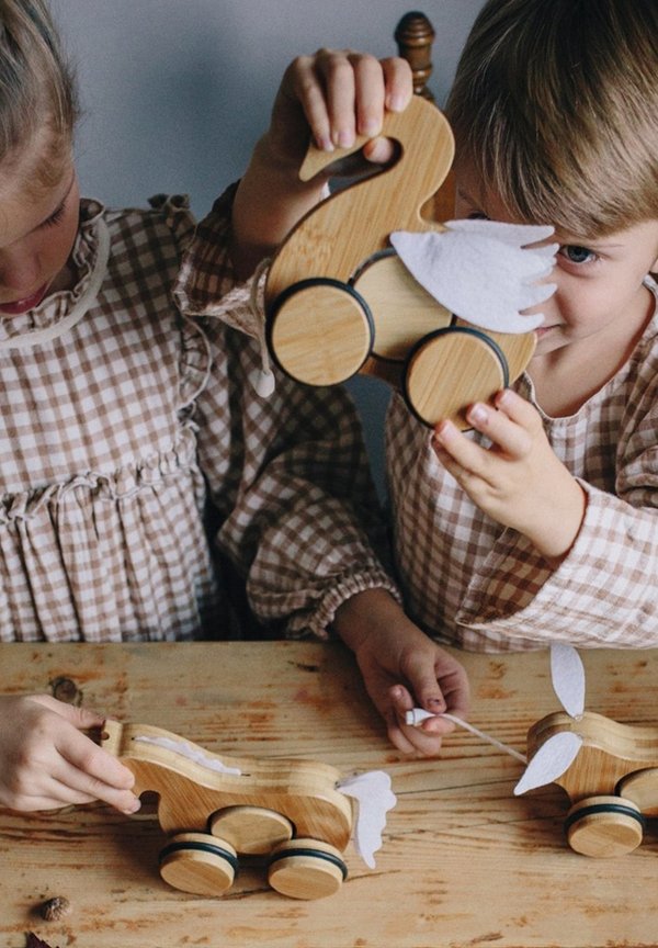 ZIEHTIER SCHWAN – Holzspielzeug