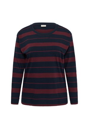 Kaffe Curve, KCWINNIE LONG SLEEVE - Camiseta de manga larga - midnight marine red stripe