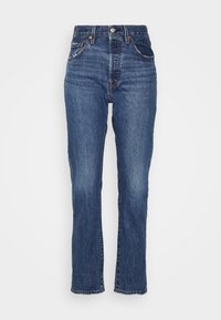 CROP - Jeansy Straight Leg
