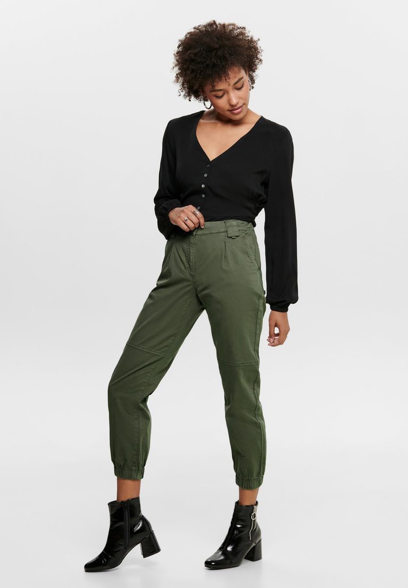ONLY Pantaloni - khaki/cachi - Zalando.it