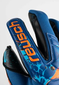 Reusch ATTRAKT FUSION - Guanti - trueblue shockingorange black