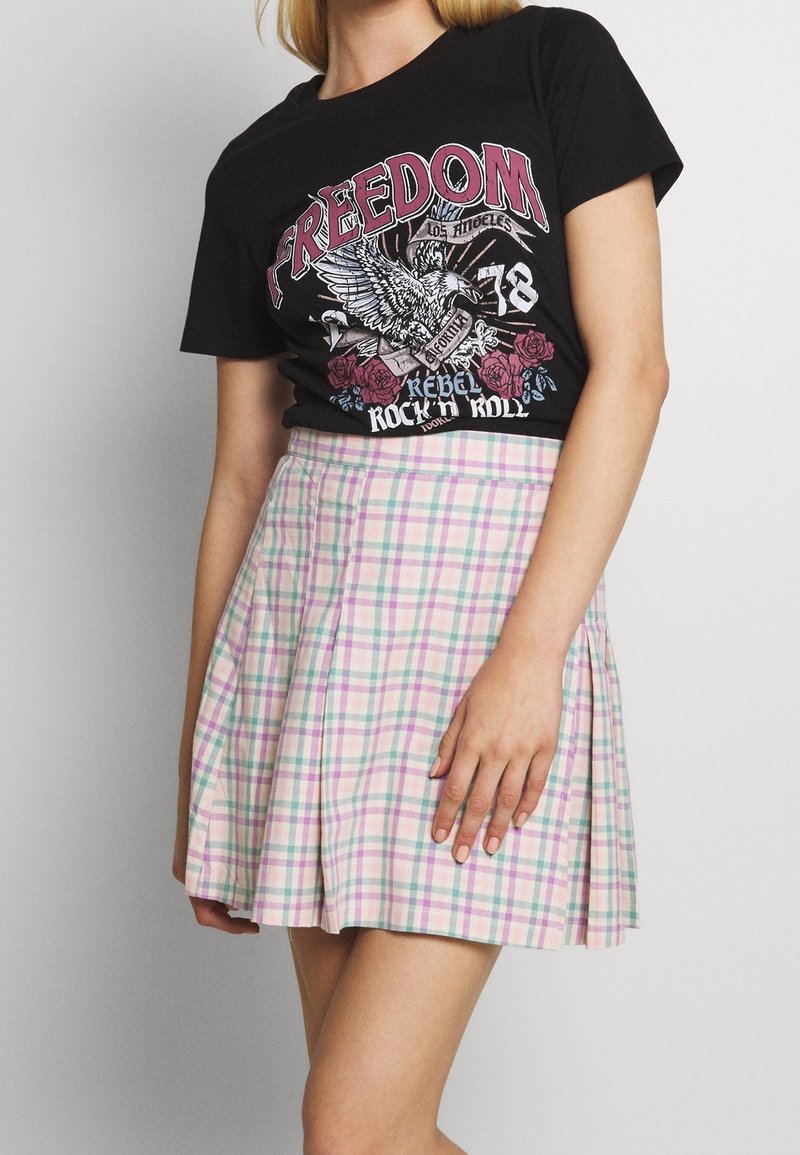 VILA T-shirt imprimé - black