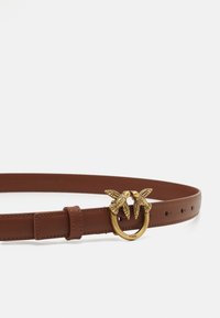 Pinko LOVE BERRY BELT - Pas - cuoio/antique gold