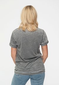 Paradiso Clothing RAMONES PRESIDENTIAL SEAL HEY HO BURNOUT - Print T-shirt - grey