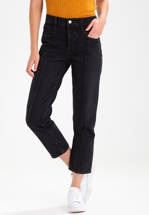 Džíny Straight Fit - black denim