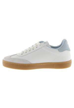 BASKET CUIR  - Baskets basses - celeste