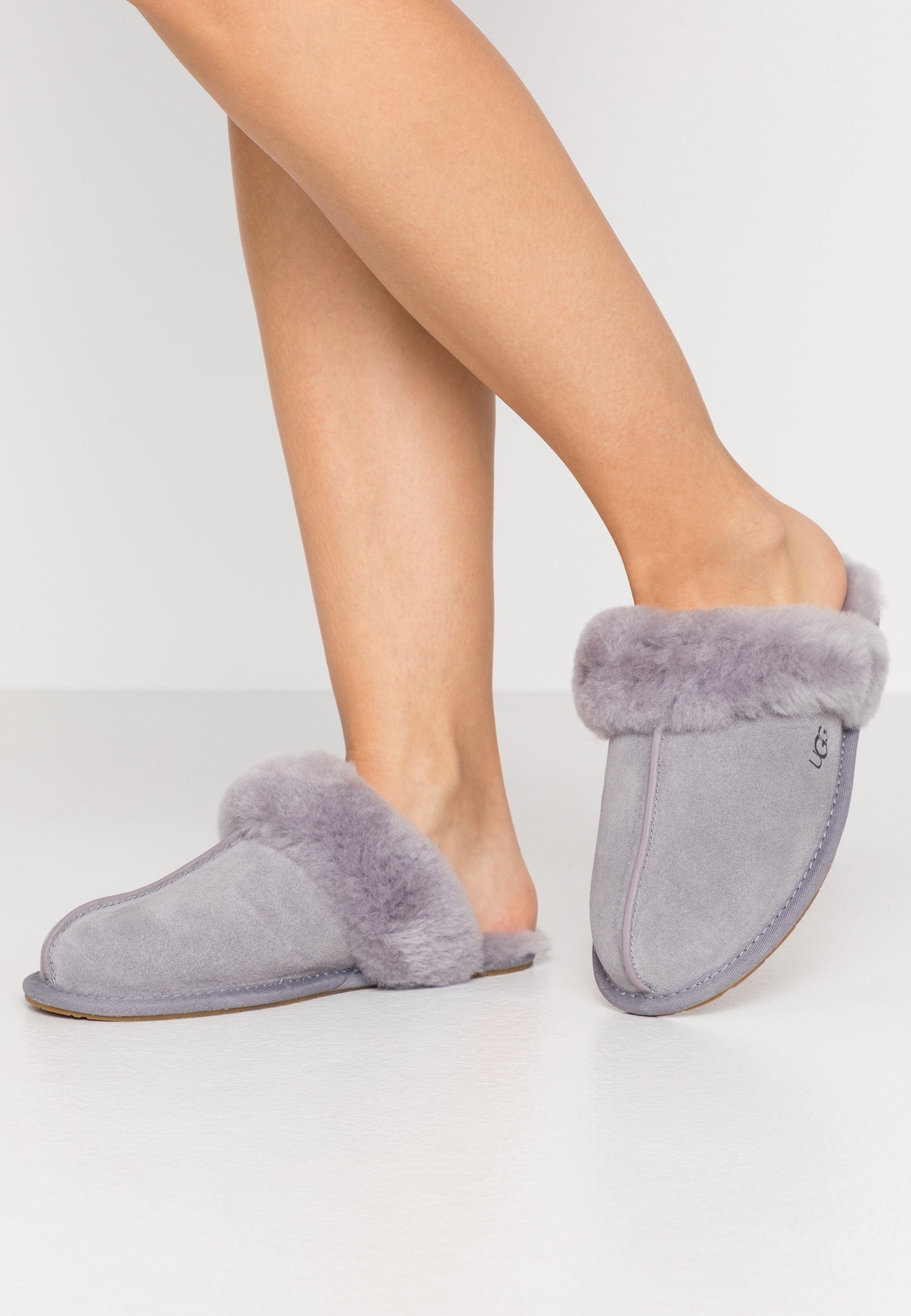 grey ugg slippers