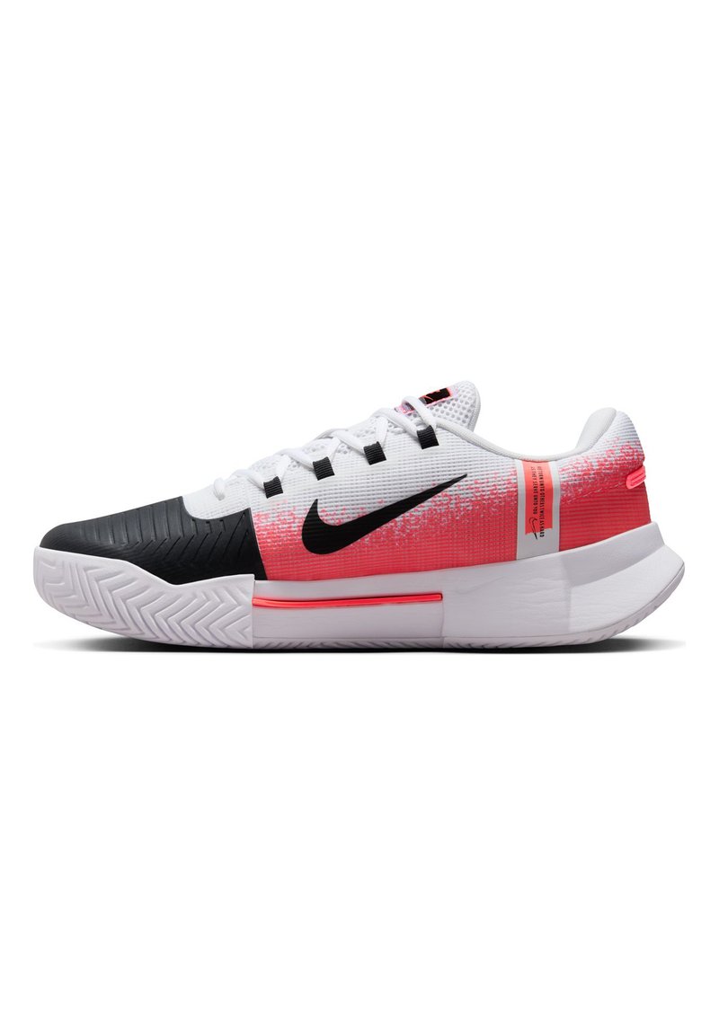 Nike Performance ZOOM GP CHALLENGE 1 - Scarpe da tennis per tutte le superfici - weiss schwarz orange