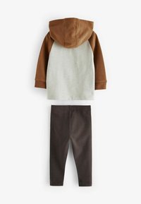 Next SET REGULAR FIT - Mikina - brown bear