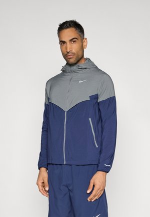 Chaqueta de running - smoke grey/midnight navy