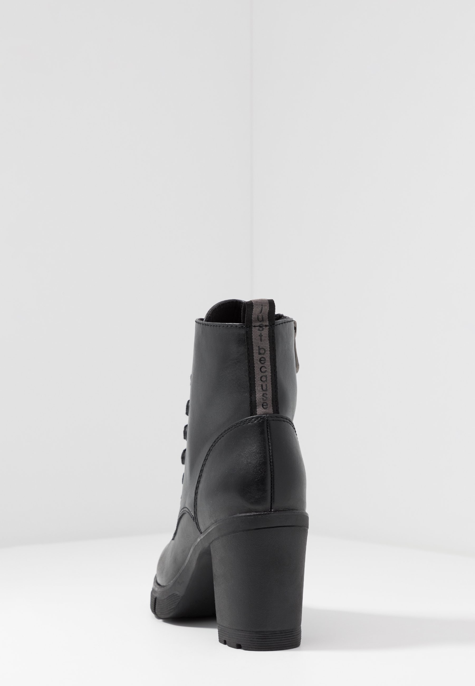 BOOTS Enkellaarsjes met plateauzool black antic BOOTS Enkellaarsjes met plateauzool black antic