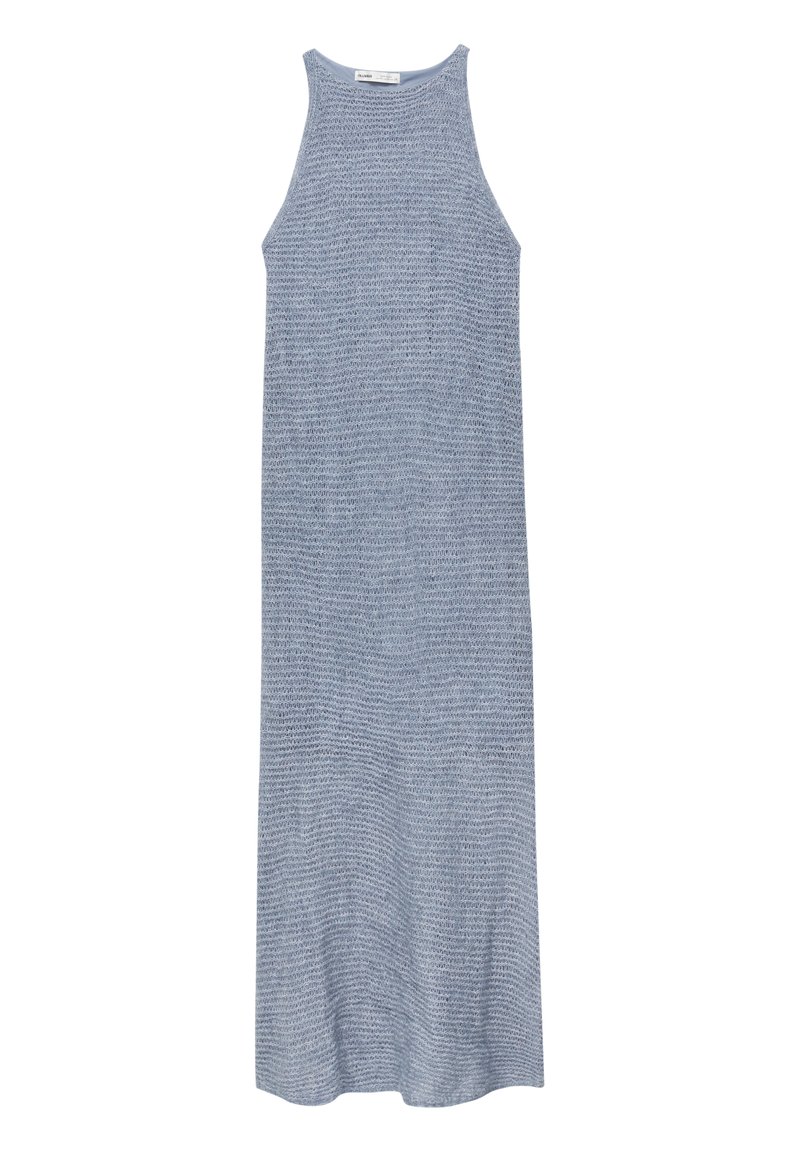 PULL&BEAR Gebreide jurk blauw
