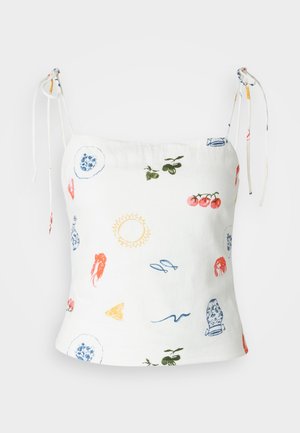 Abercrombie & Fitch SLIM TIE STRAP - Top - multi-coloured