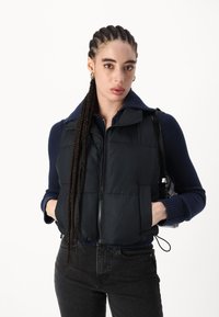 Hollister Chalecos Acolchados Mujer Hollister Chaleco Black Beauty