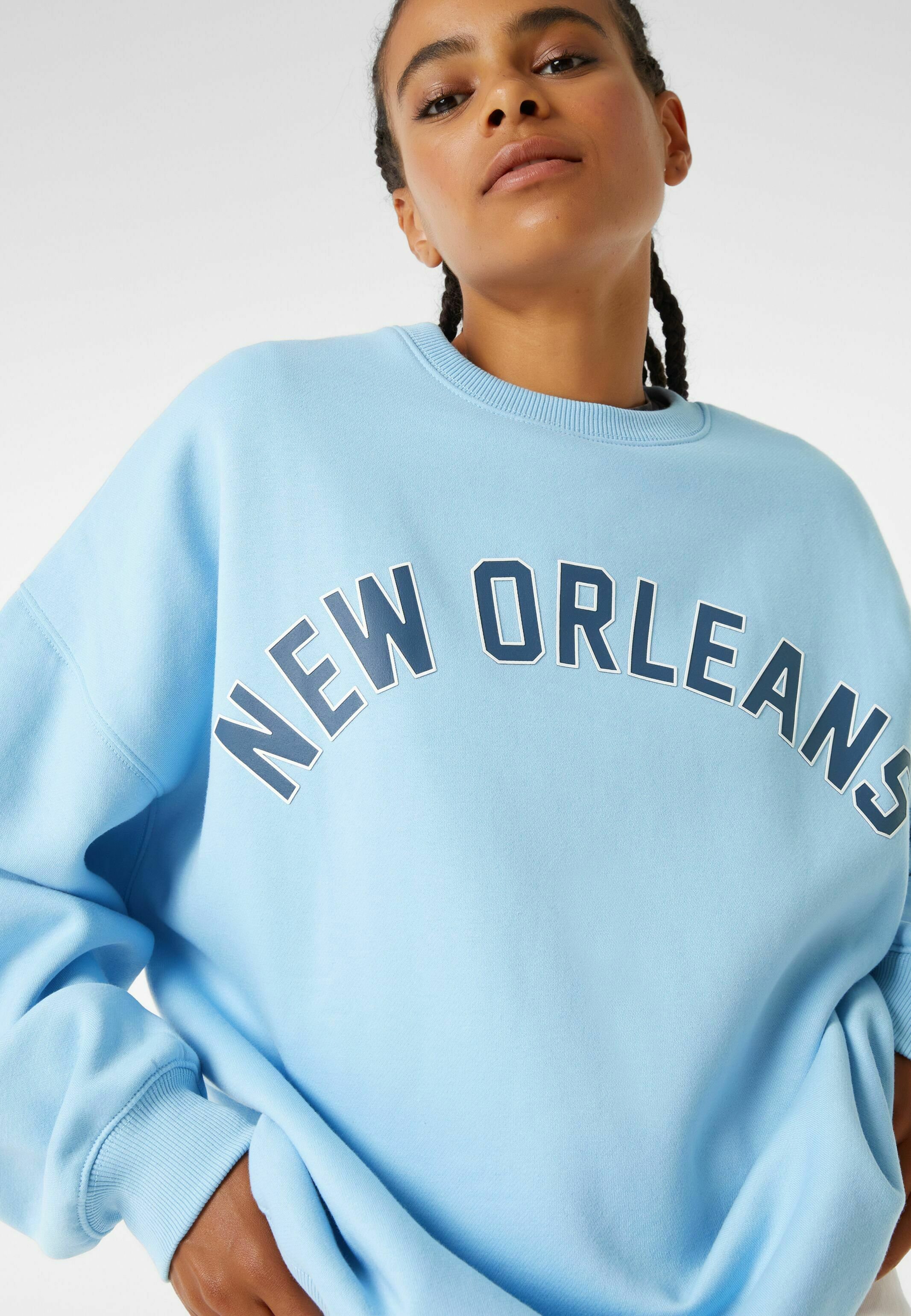 Bershka OVERSIZED PRINTED - Sweatshirt 