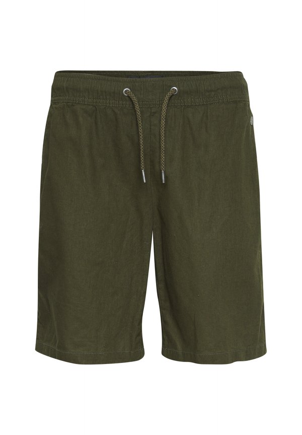 BHSHORTS LINEN MIX RELAXED FIT - Shorts - forest night2
