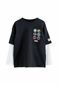Next MARVEL LICENSE SKATE SLEEVE  - Langarmshirt - black white