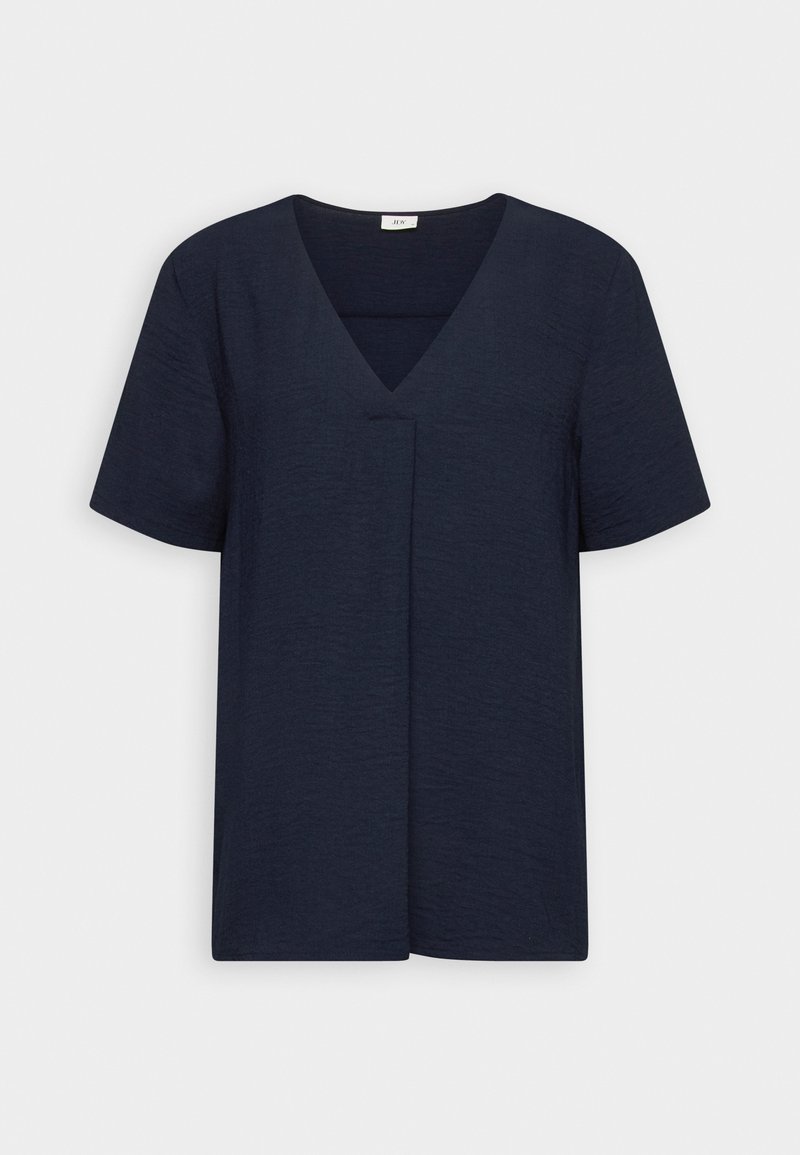 JDY T-shirt basic donkerblauw