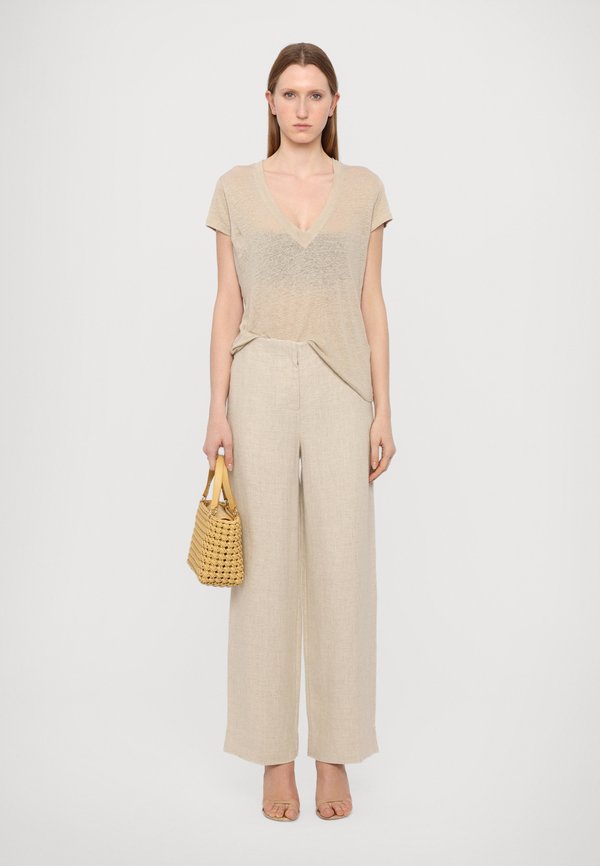 MEAVE TROUSER - Trousers - oatmeal4