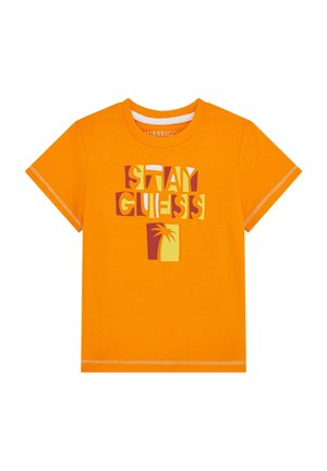 T-shirt imprimé - orange