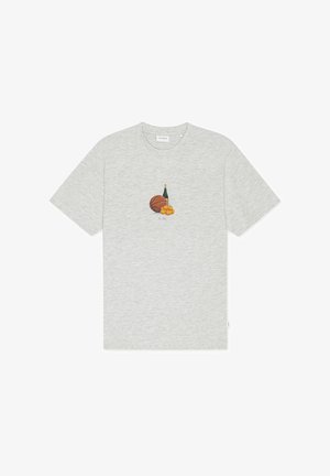 Les Deux, LEMONS - Camiseta estampada - snow melange