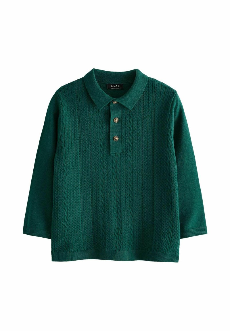 Next CABLE- REGULAR FIT - Langærmet T-shirt - green