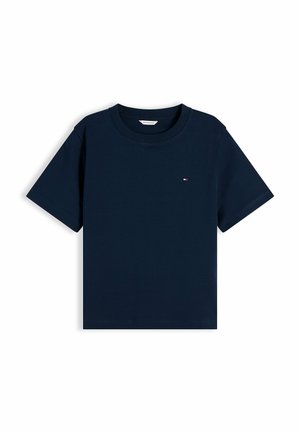 Tommy Hilfiger, INTERLOCK BOXY C-NK SS TEE - INTERLOCK ESS - T-shirt basic - dark blue