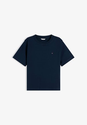 Tommy Hilfiger, INTERLOCK BOXY C-NK SS TEE - INTERLOCK ESS - T-shirt basic - dark blue