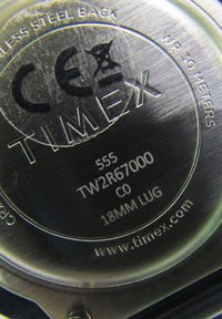 Timex EXPANSION BAND - Montre à affichage digital - black