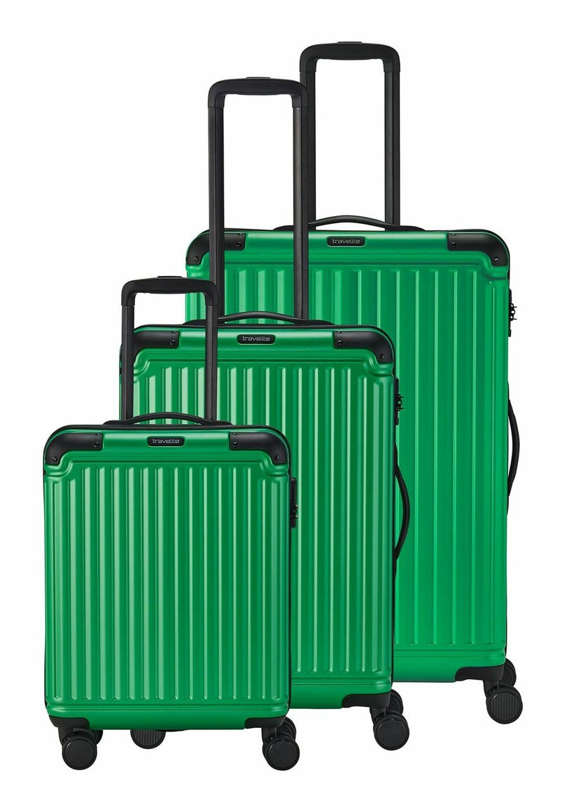 Travelite 3 PACK CRUISE 4W TROLLEY Set de valises green/vert