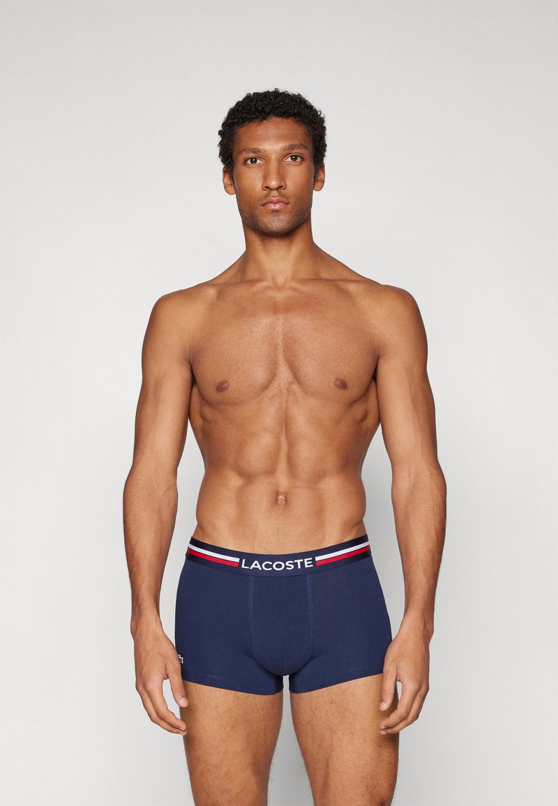 Lacoste - 3 PACK - Panties - marine/argent chine/rouge, Vergrößern