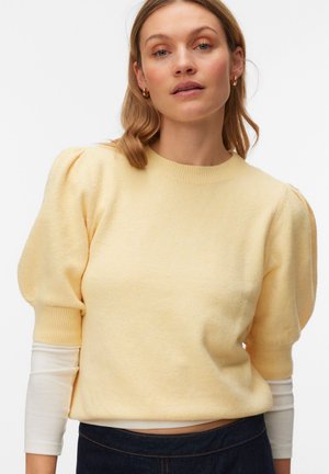 VMDOFFY 2/4 O-NECK GA NOOS - T-shirts basic - golden haze