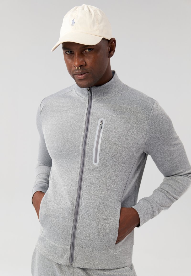 Pier One Sport - Sudadera con cremallera - mottled grey, Ampliar