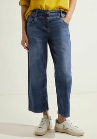 Cecil CULOTTE - Straight leg jeans - blau