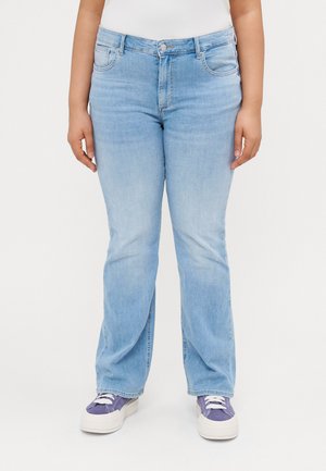 CARWILLY LIFE  - Vaqueros bootcut - light blue denim
