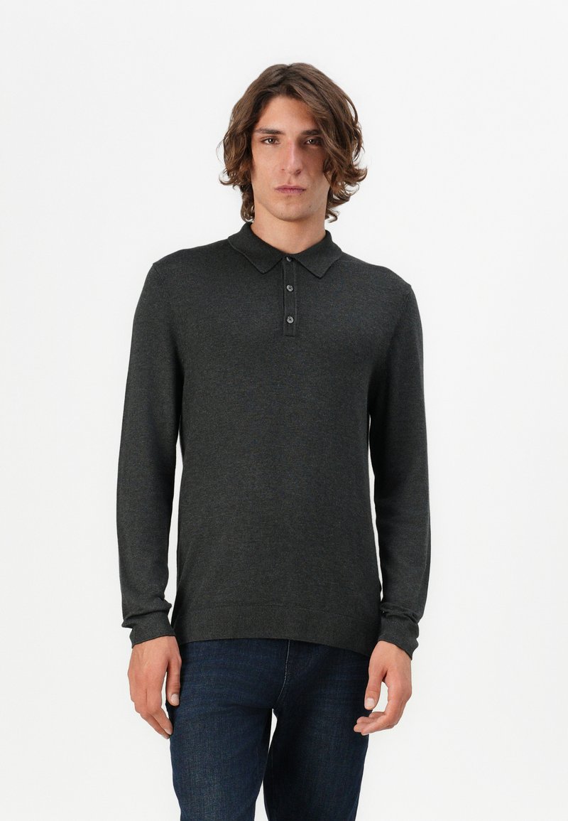 TOM TAILOR COSY - Pólóing - black grey