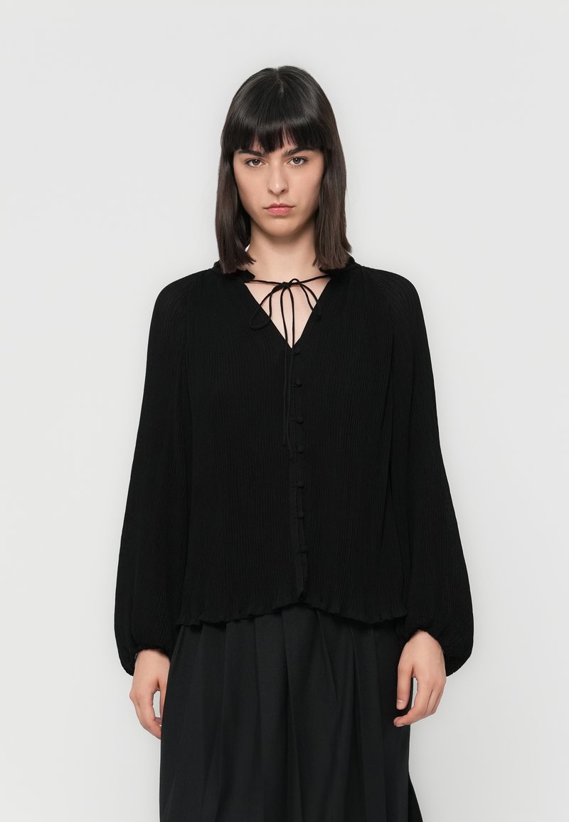 Maje Overhemdblouse zwart Maje Overhemdblouse zwart