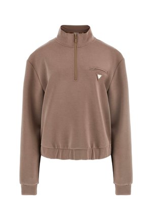 Guess HALBREI - Sweatshirt - braun
